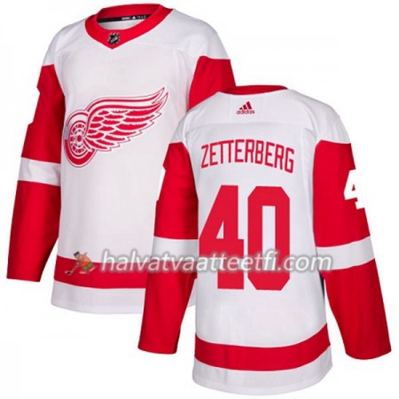 Naisten NHL Detroit Red Wings Pelipaita Henrik Zetterberg 40 Adidas 2017-2018 Valkoinen Authentic